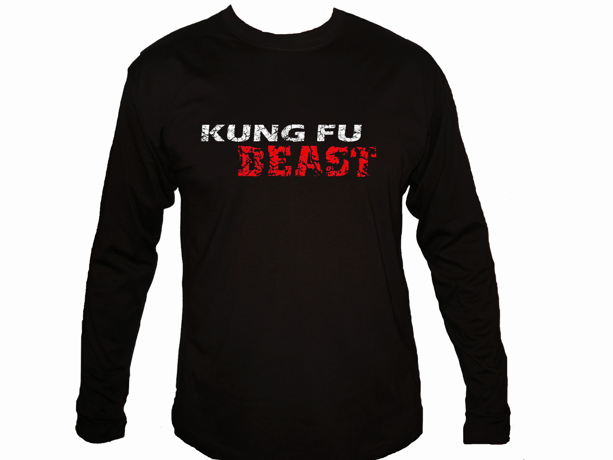 Kung fu beast martial arts MMA sleeved t-shirt